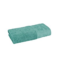 Елегантна хавлиена кърпа в зелено - Дизайнерска хавлиена кърпа за ръце - предложения в два размера - произведена от 100 % плътен памук.