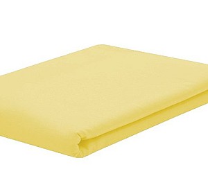 Долен чаршаф без ластик ранфорс – жълто