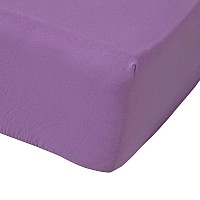 Долен чаршаф трико с ластик лилав - Много мек и плътен долен чаршаф в лилав цвят, с ластик, произведен от чист памук- трико.