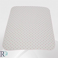 Бебешко Памучно Одеяло Розово на Точки - Памучно одеяло- двулицево, произведено от 100 % памук, в розово и бяло- на малки точки.