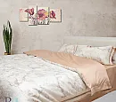 Луксозно спално бельо Мрамор бежово