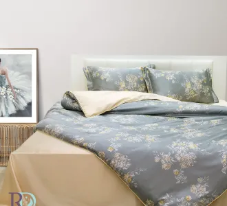 Луксозно спално бельо тенсел Снежи Роксима