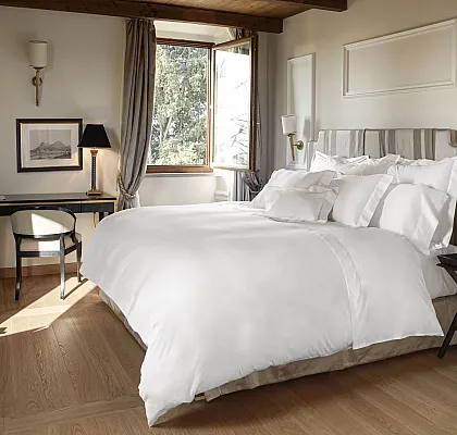 Ултра луксозно спално бельо Signoria Firenze Nuvola White - 5 части