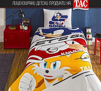 Детско спално бельо ТАЧ ПИКЕ - SONIC MODERN - чаршаф с ластик