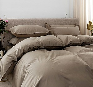 Плик за завивка памучен сатен White Boutique Grey Cliff
