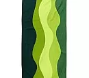 Плажна кърпа bali green