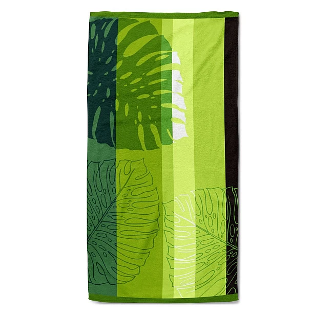 Плажна кърпа GREENY, 75/150, Спалното Бельо - Магазин за спално бельо Плажна кърпа GREENY, 75/150 - Състав: 100% памук, 400 гр.
