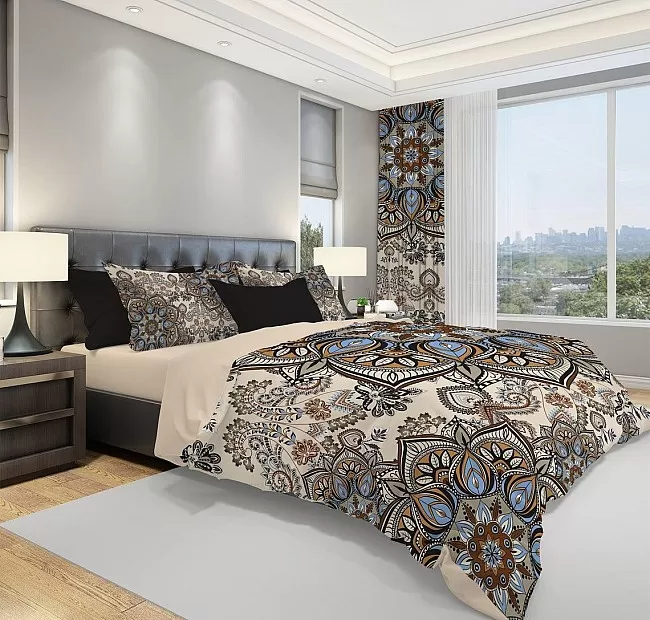 Ръчно изработено спално бельо от мандала Boho Ръчно изработено спално бельо от мандала Boho - Ръчно изработено спално бельо с уникален дизайн в стил Мандала Бохо стил.
