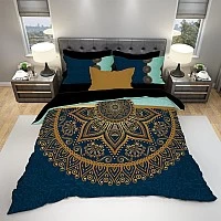Спално бельо Boho Queen памучен сатен - Зарадвайте се със здравословен сън и усещане за комфорт с тези комплекти спално бельо от мандала от Никол Танеф.