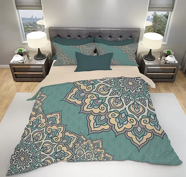 Спално бельо с уникален дизайн Boho - Зарадвайте се със здравословен сън и усещане за комфорт с тези комплекти спално бельо от мандала от Никол Танеф.
