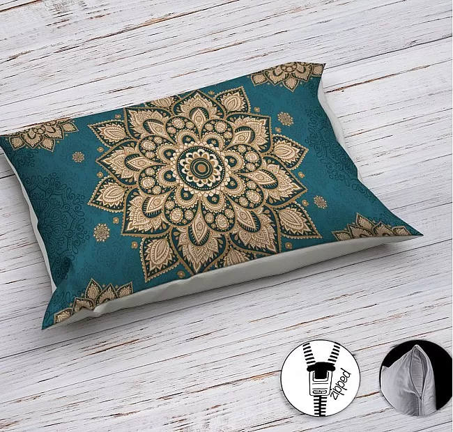 Органично спално бельо King Mandala Органично спално бельо King Mandala - Дизайнерско спално бельо вдъхновено от индийската митология с уникален съблимационен принт.