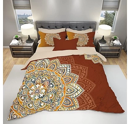 Ръчно изработено Спално бельо мандала Boho