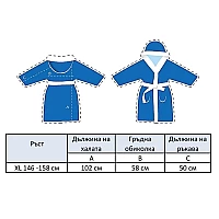 Висококачествен Детски халат за баня Дракон - памук Висококачествен Детски халат за баня Дракон - памук - Състав:: 80%Пам.