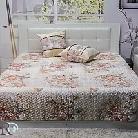 Кувертюра Розина от памук жакард и гръб полиестер - Изискано шалте за спалня, произведено от висококачествени материали, което ще внесе много уют и завършен вид на спалнята Ви!