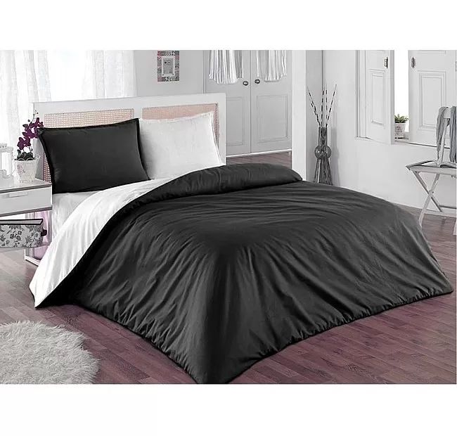 Стилно спално бельо Памук Black and Gray Стилно спално бельо Памук Black and Gray - Стилен и класен спален комплект от чист памук - 100% в черно и сиво, произведен в България.