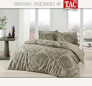 Двойно спално бельо памук сатен Violet на Тач