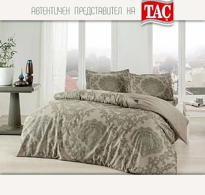 Двойно спално бельо памук сатен Violet на Тач
