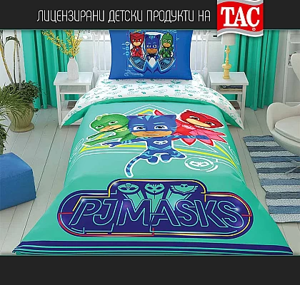 Детско спално бельо Super Moves Dance Party - PJ Masks Ранфорс Памук Тач