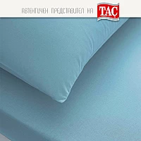 Чаршаф с ластик 160/200 + 2 бр. калъфки за възглавници 50/70 см тюркоаз Тач Турция - Чаршаф с ластик 160/200 + 2 бр.
