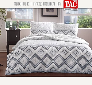 TAC Ранфорс памук Спално бельо PERRY тъмносин