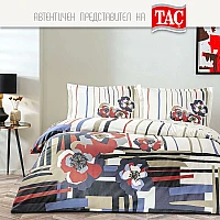 Двойно спално бельо ТАЧ памучен сатен - VANESSA - Пренесете уют и стил във вашата спалня с изисканото двойно спално бельо TAÇ - Vanessa.