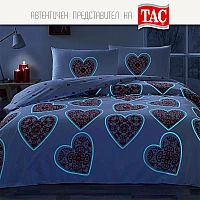 Спално бельо ТАЧ ранфорс CORDELIA голяма спалня - свети в тъмното, Спалното Бельо - Магазин за спално бельо Спално бельо ТАЧ ранфорс CORDELIA голяма спалня - свети в тъмното - Спално бельо ТАЧ Cordelia - Романтична нощ, изпълнена с магияПодарете си незабравимо изживяване със спалното бельо ТАЧ Cordelia.