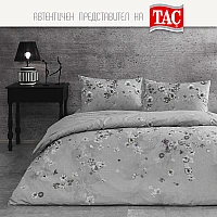 Спално бельо ТАЧ Ранфорс CLAIRE за голяма спалня - Спално бельо ТАЧ CLAIRE - Нежна романтика в сивоТърсите да добавите нотка романтика и изтънченост в спалнята си?