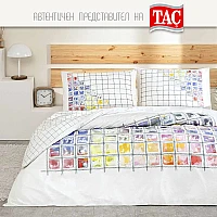 Спално бельо ТАЧ ранфорс с чаршаф с ластик 160/200 CHARMIAN, Спалното Бельо - Магазин за спално бельо Спално бельо ТАЧ ранфорс с чаршаф с ластик 160/200 CHARMIAN - Спално бельо ТАЧ CHARMIAN - Хармонична симфония от цветове и формиОписание:Подарете на спалнята си нотка елегантност и уют с комплекта спално бельо ТАЧ CHARMIAN.