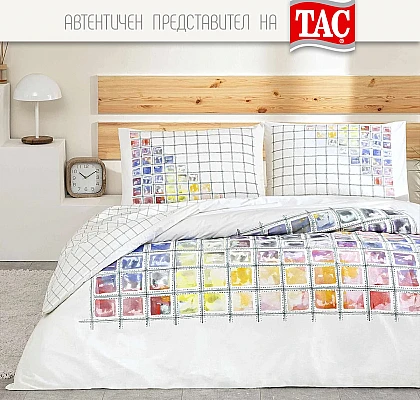 Спално бельо ТАЧ ранфорс с чаршаф с ластик 160/200 CHARMIAN