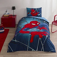 Детски спален комплект РАНФОРС - SPIDERMAN RISE, Спалното Бельо - Магазин за спално бельо Детски спален комплект РАНФОРС - SPIDERMAN RISE - Детски спален комплект РАНФОРС - SPIDERMAN RISE е с плик 160 х 220 см, долен чаршаф с ластик 100 х 200 см, калъфка 50 х 70 см на световноизвестната турска фирма tac, изработен от 100% памук от типа Ранфорс