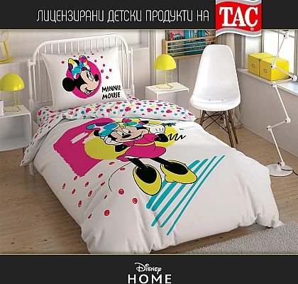 Луксозно детско спално бельо Дисни - Мини Маус на Tac