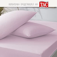 Чаршаф с ластик за единично легло + калъфка за възглавница в розово - Представяме Ви Чаршаф с ластик за единично легло за матрак до 100 см ширина + калъфка за възглавница 50/70 см в розово от фирма Тач Турция - лидер на пазара за домашен текстил и спално 